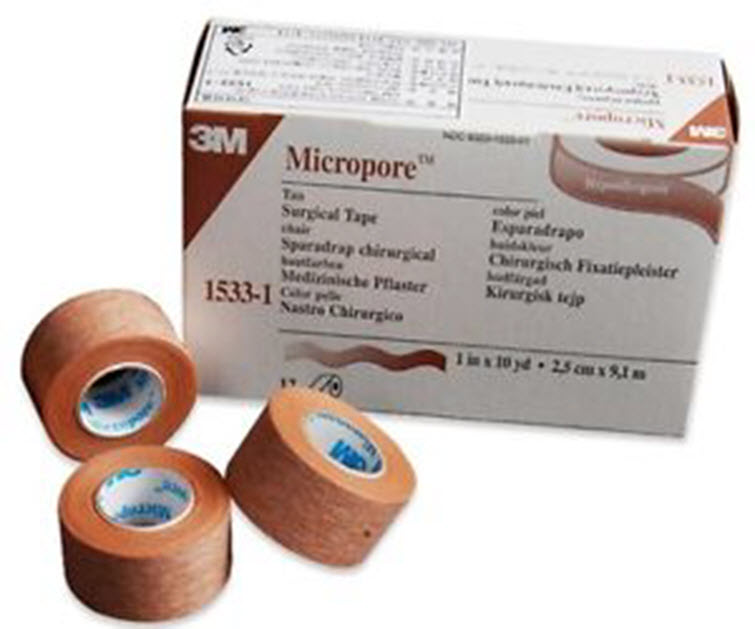Image RUBAN CHIRURGICAL BEIGE| MICROPORE 1533 | SURGICAL TAPE BEIGE